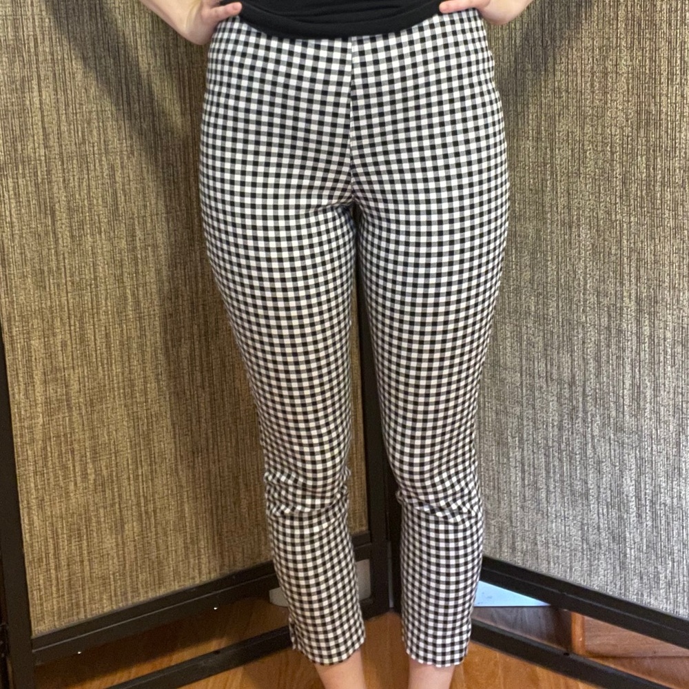 Old Navy Gingham/checkered ankle pants